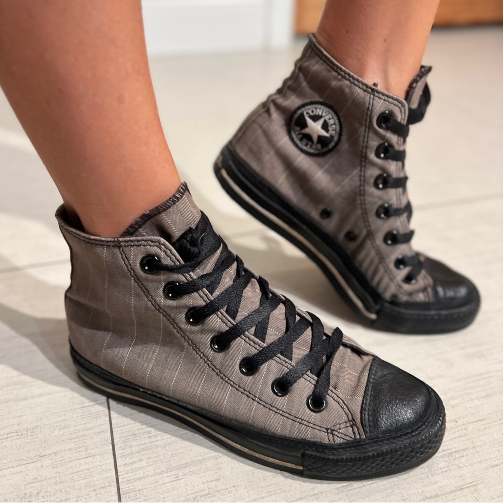 High top Converses, rear model